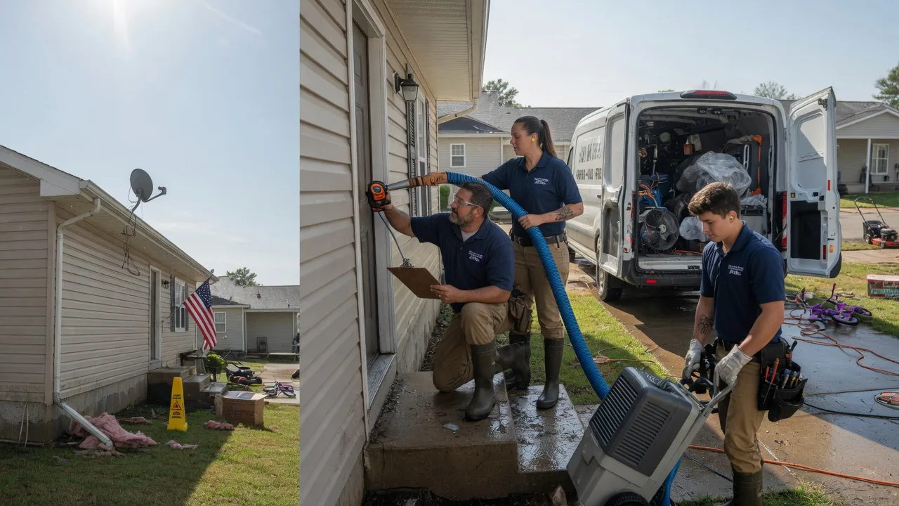 Ceiling Water Damage Restoration in Clinton, LA near me